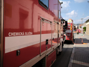 FOTO: Únik plynu uzavřel brněnskou Belcrediho ulici