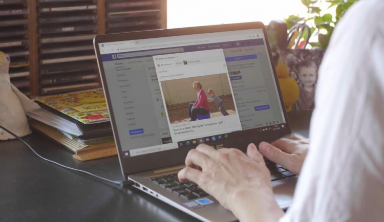 Práce Pikle na Facebooku