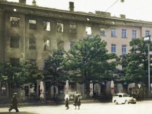 FOTO: Nebe se zatáhlo a město začalo hořet. Přesně před 76 začalo bombardování Brna spojeneckými vojsky