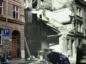 FOTO: Nebe se zatáhlo a město začalo hořet. Přesně před 76 začalo bombardování Brna spojeneckými vojsky