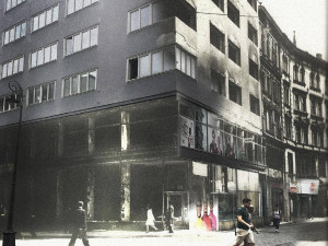 FOTO: Nebe se zatáhlo a město začalo hořet. Přesně před 76 začalo bombardování Brna spojeneckými vojsky