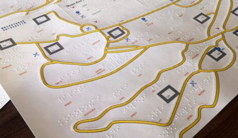 Hmatová mapa zdroj: Poslepu.cz