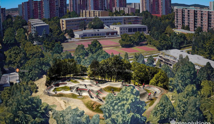Mezi Líšní a Vinohrady vyroste nový PumpTrack pro cyklisty i skejťáky