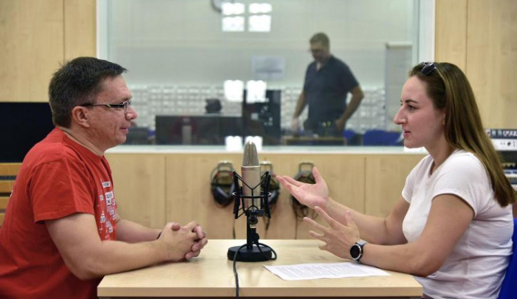 Nahrávání podcastu. Autor: Igor Šefr