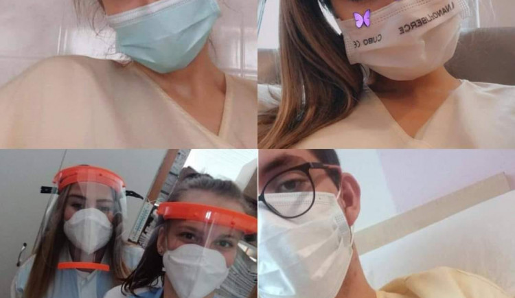 Liberecká zdrávka pomáhá, jak může. Desítky studentů dobrovolně vyrazily do nemocnic