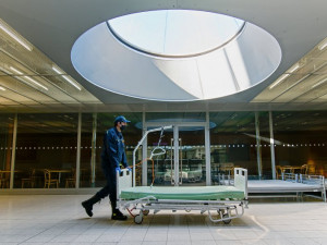 Záložní nemocnice na výstavišti přechází až do konce ledna na úsporný režim