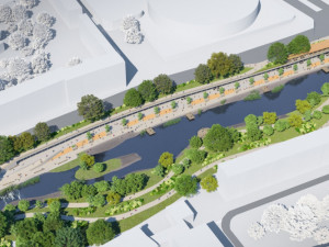 Brno bude mít konečně moderní náplavku. Město vypsalo výběrové řízení na stavbu nového nábřeží Svratky