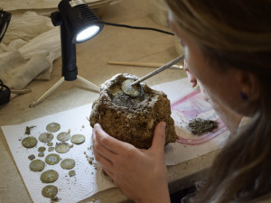 Při procházce v lese našla žena z Brněnska stříbrný poklad z 15. století