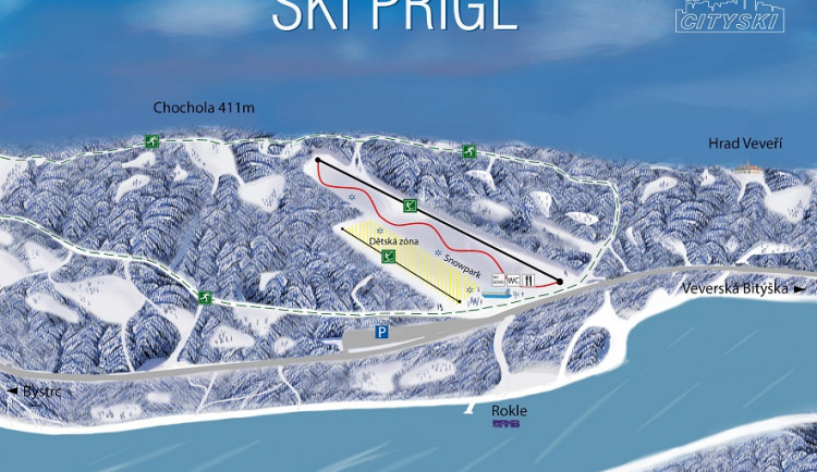 Plánovaná lyžařská sjezdovka na Prýglu budí emoce