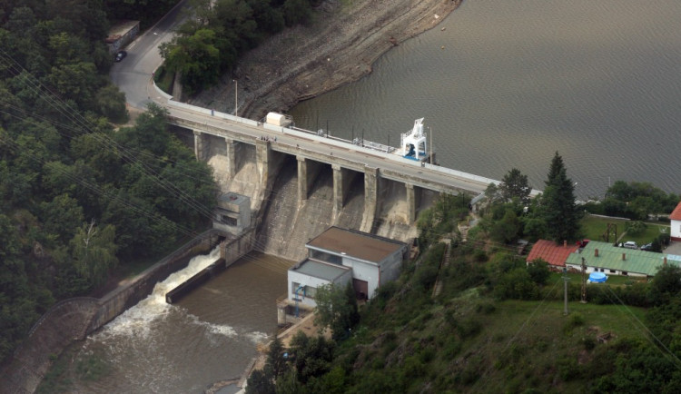 Brněnská nádrž. Zdroj: archiv Povodí Moravy