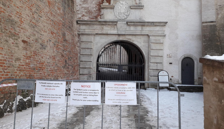 Špilberk zavřel pro veřejnost