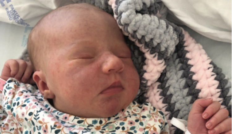 Gábinka se narodila doma