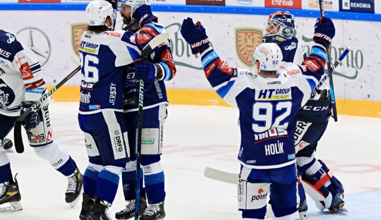 Radost hokejistů Komety