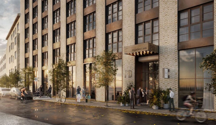 Vizualizace nové rezidence Pekárenský dvůr