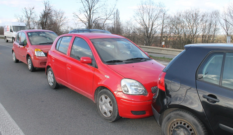 Dopravní nehoda v Rajhradě.