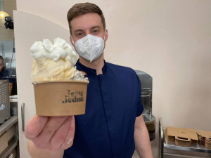 Učil se od italských mistrů v Bologni, dnes v Brně nabízí originální zmrzlinu
