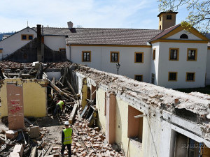 Blanenské předzámčí se opravuje, bude v něm sídlit škola i muzeum