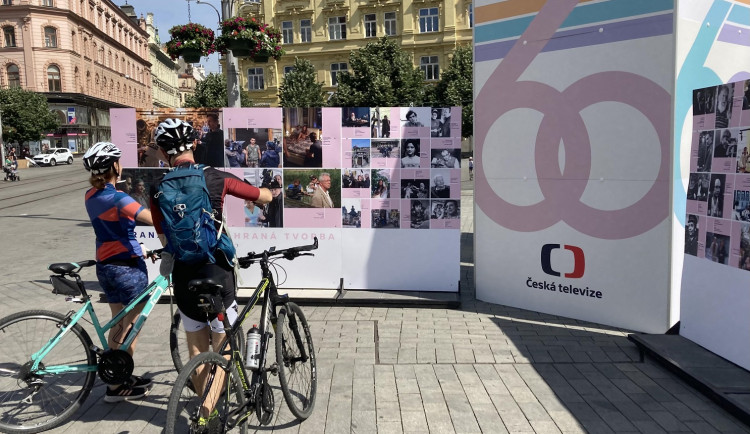 Na Svoboďáku vyrostla výstava, připomíná výročí televizní tvorby v Brně