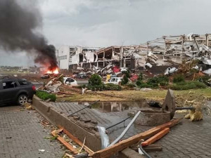 Apokalypsa. Jižní Morava zažila tornádo, některé obce jsou zničené