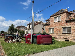 Hlavně, že žijeme. Obyvatelé Lužice na Hodonínsku sčítají škody