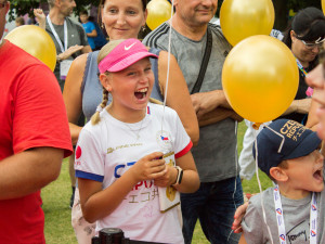 Vítej zlatá Báro. Olympijskou vítězku Krejčíkovou vítaly v Brně stovky fanoušků