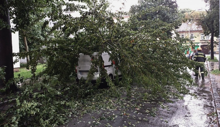 Brno zasáhla bouřka