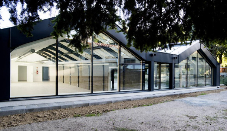 Skleníky v Lužánkách.