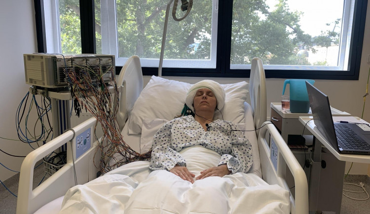 Věra v brněnské nemocnici.