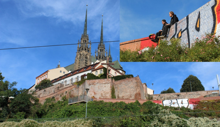 Graffiti na Petrově.