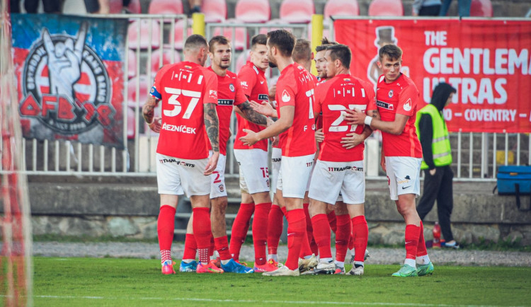 Radost fotbalistů Brna