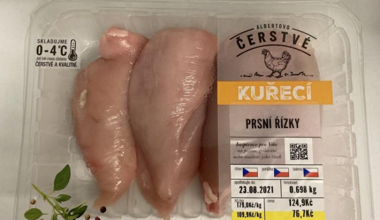 Řízky obsahující salmonelu.