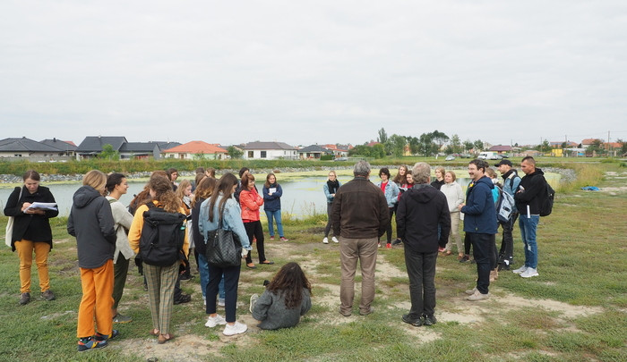 Studenti v Hruškách na Břeclavsku.