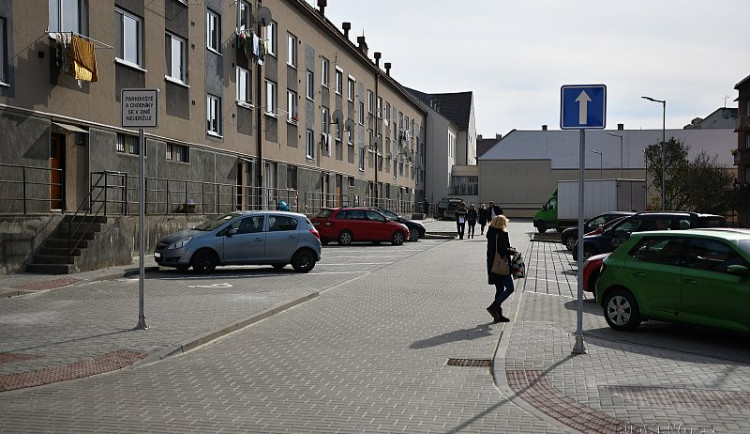 Nové parkoviště Blansko