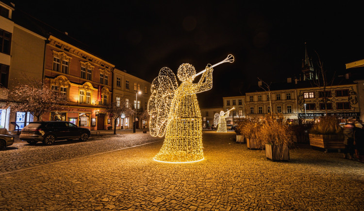 Vánoční výzdoba ve Znojmě