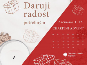 Adventní iniciativa Oblastní charity Rajhrad „Daruji radost” pomáhá potřebným