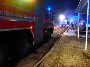 Při požáru rodinného domu na Vyškovsku zemřela žena