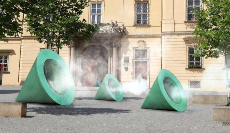 Vizualizace vodního prvku.