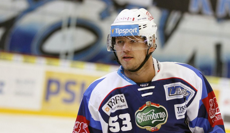 Vojtěch Němec v dresu hokejové Komety