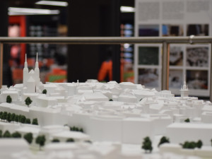 Brno přivezlo od obchoďáku 3D model vysněného vlakového nádraží
