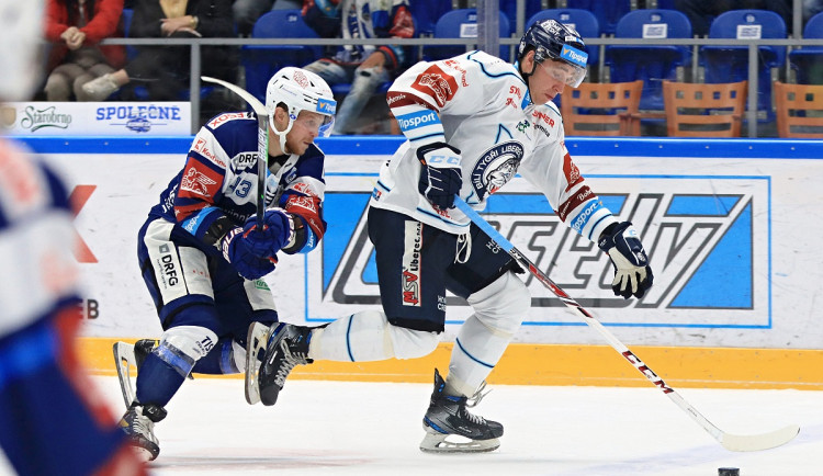 Liberec poprvé v sezoně zdolal Brno, po obratu na ledě Komety je už šestý