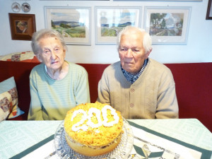 Na Brněnsku žije nejstarší pár v Česku. Manželé Bělíkovi mají dohromady 202 let
