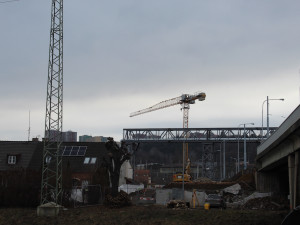 V Brně staví estakádu. Bude součástí dopravní okruhu