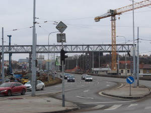 V Brně staví estakádu. Bude součástí dopravní okruhu
