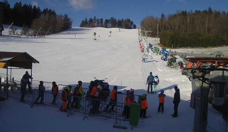 Podmínky pro lyžování v areálech na jihu Moravy jsou stále výborné