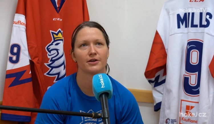 Chci, aby malé hokejistky měly i ženské vzory, přeje si Mills před olympiádou