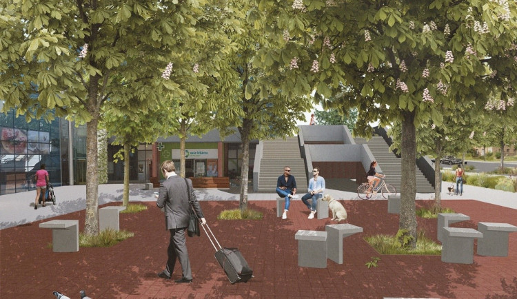 Nová podoba nároží Kounicovy a Šumavské