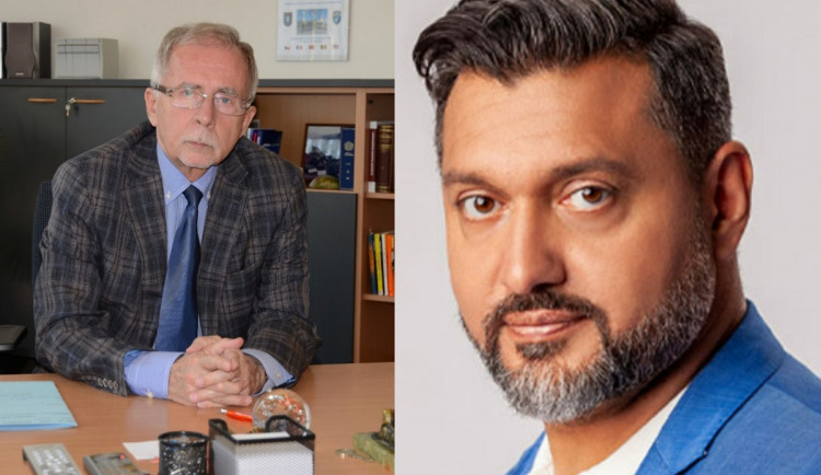 Ombudsman Stanislav Křeček a ředitel Romodromu Nikola Taragoš