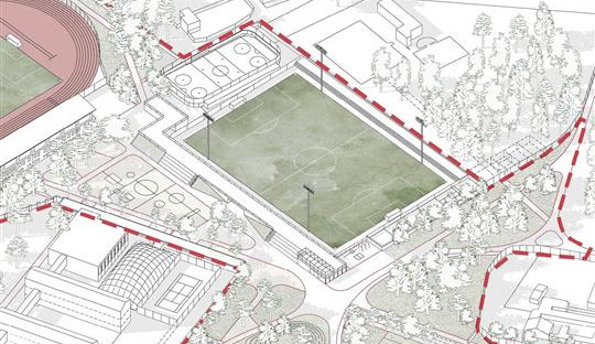 Nová hřiště i tribuny. V Hodoníně budou modernizovat sportovní areál