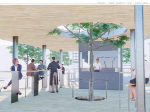 Znojmo chce na historické náměstí stromy, kašnu i stánek s občerstvením