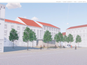 Znojmo chce na historické náměstí stromy, kašnu i stánek s občerstvením
